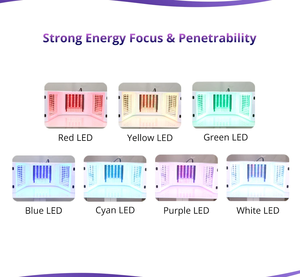 led facial light therapy machine